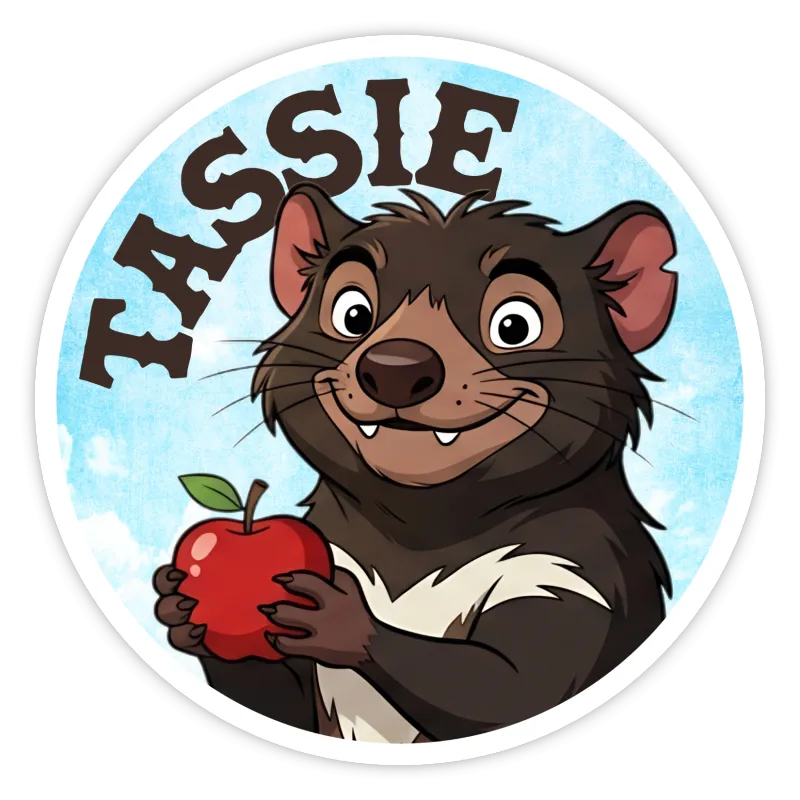 Tassie Sticker