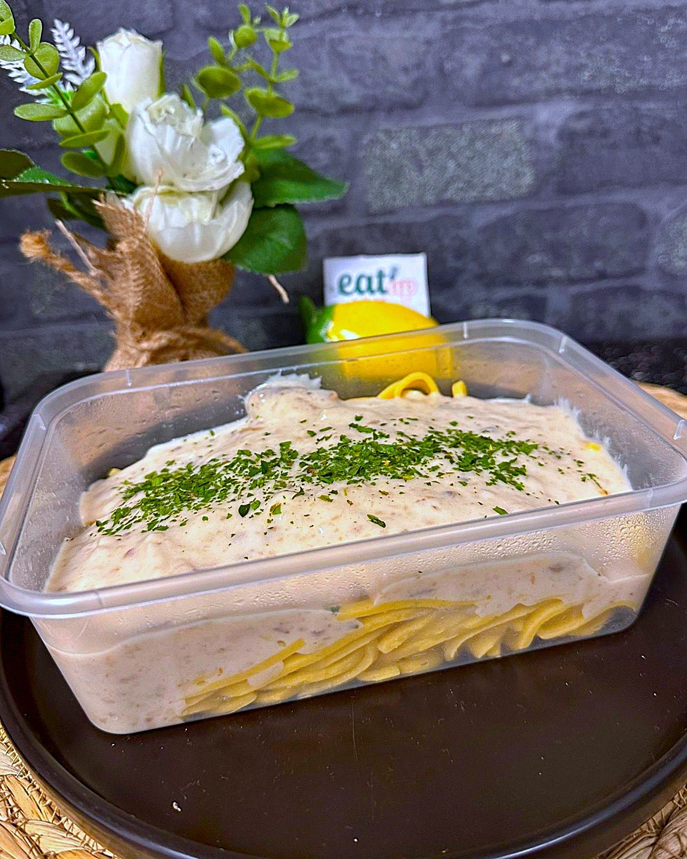 Noodles with Mushroom Cream Sauce -400g 