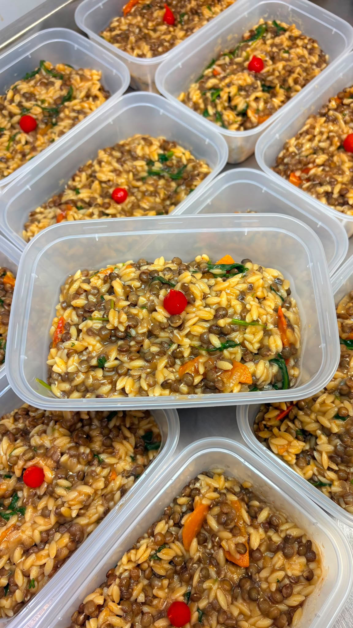 Mediterranean-style lentils and orzo