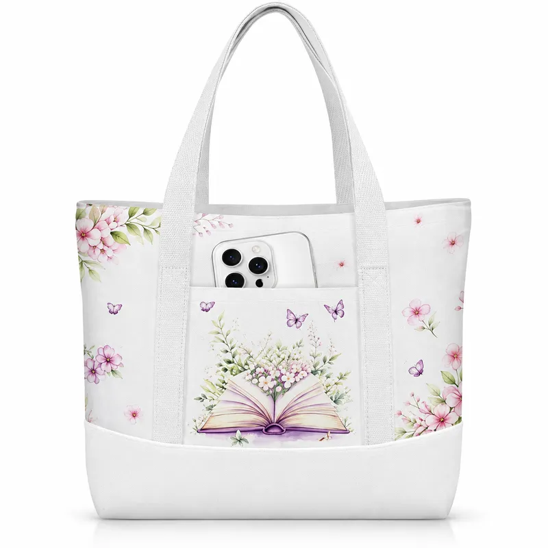Lilac Pages Mini Tote