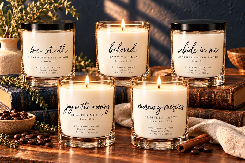 Faith-Inspired Luxe Candle Collection