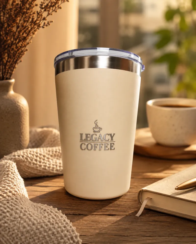 Legacy Coffee 370ml Stainless Steel Travel Tumbler