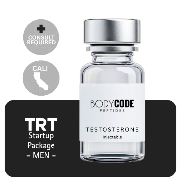 TRT CALI Men's Startup Package 60 days (Consult, Labs, Cypionate 200mg/mL 10mL + Anastrozole 24×1mg)