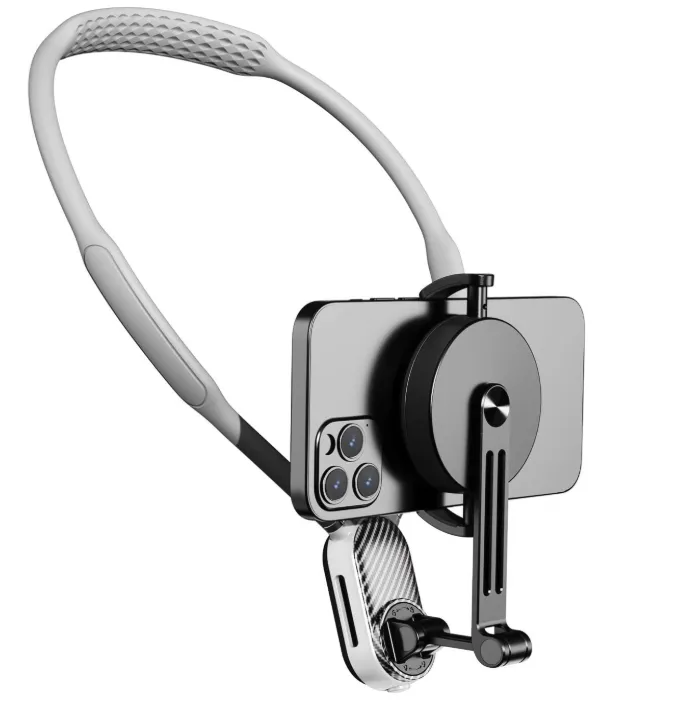 Magnetic Neck Mount for Phone Recording