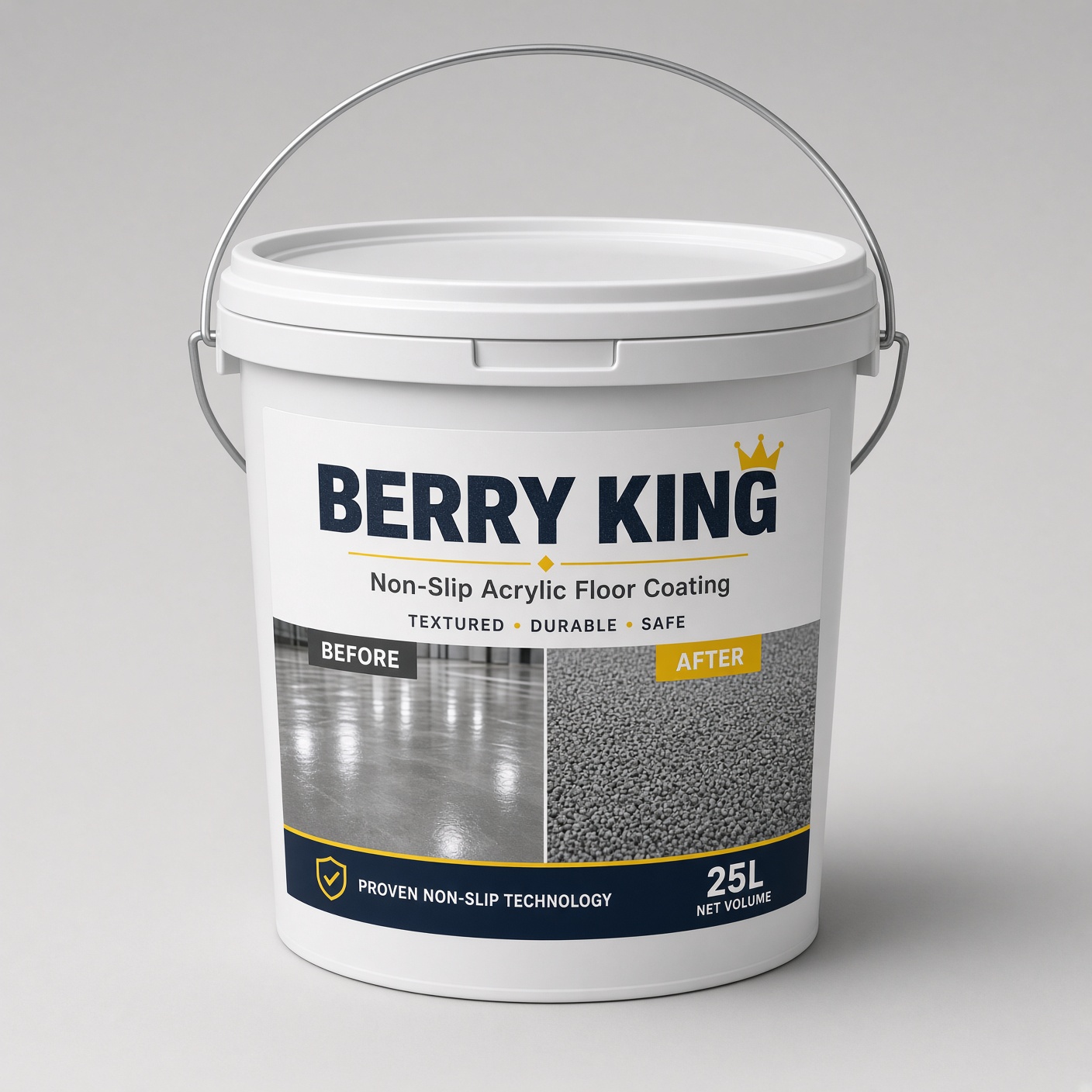 Berry King Rubber Non-Slip Acrylic Floor Coating