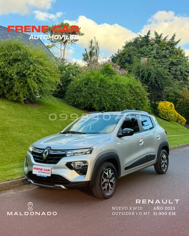  RENAULT NUEVO KWID OUTSIDER 1.0 MT – 2023