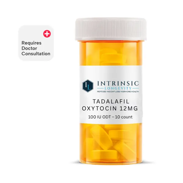 Tadalafil/Oxytocin 12mg/100 IU ODT - 10 Count