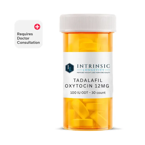 Tadalafil/Oxytocin 12mg/100 IU ODT - 30 Count