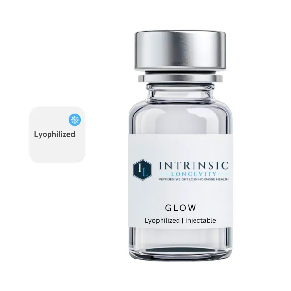 GLOW (BPC-157 / GHK-CU / TB-500)10mg/50mg/10mg/mL (3mL) - Lyophilized