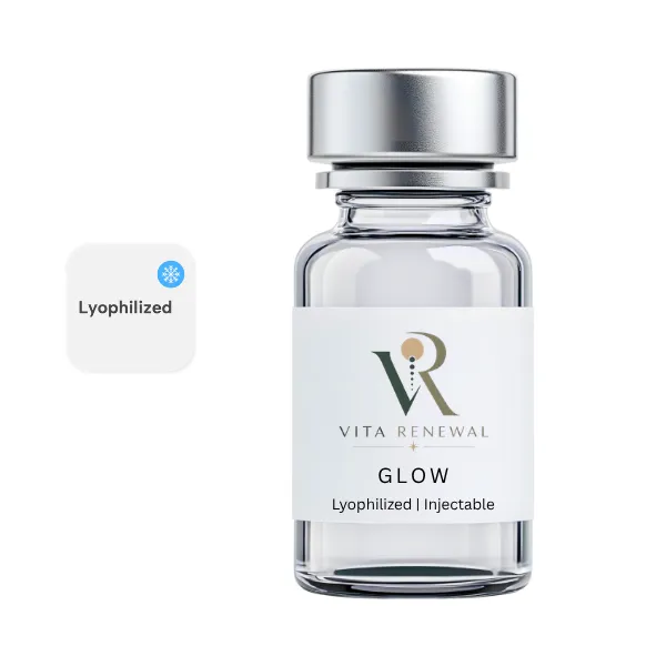 GLOW (BPC-157 / GHK-CU / TB-500)10mg/50mg/10mg/mL (3mL) - Lyophilized