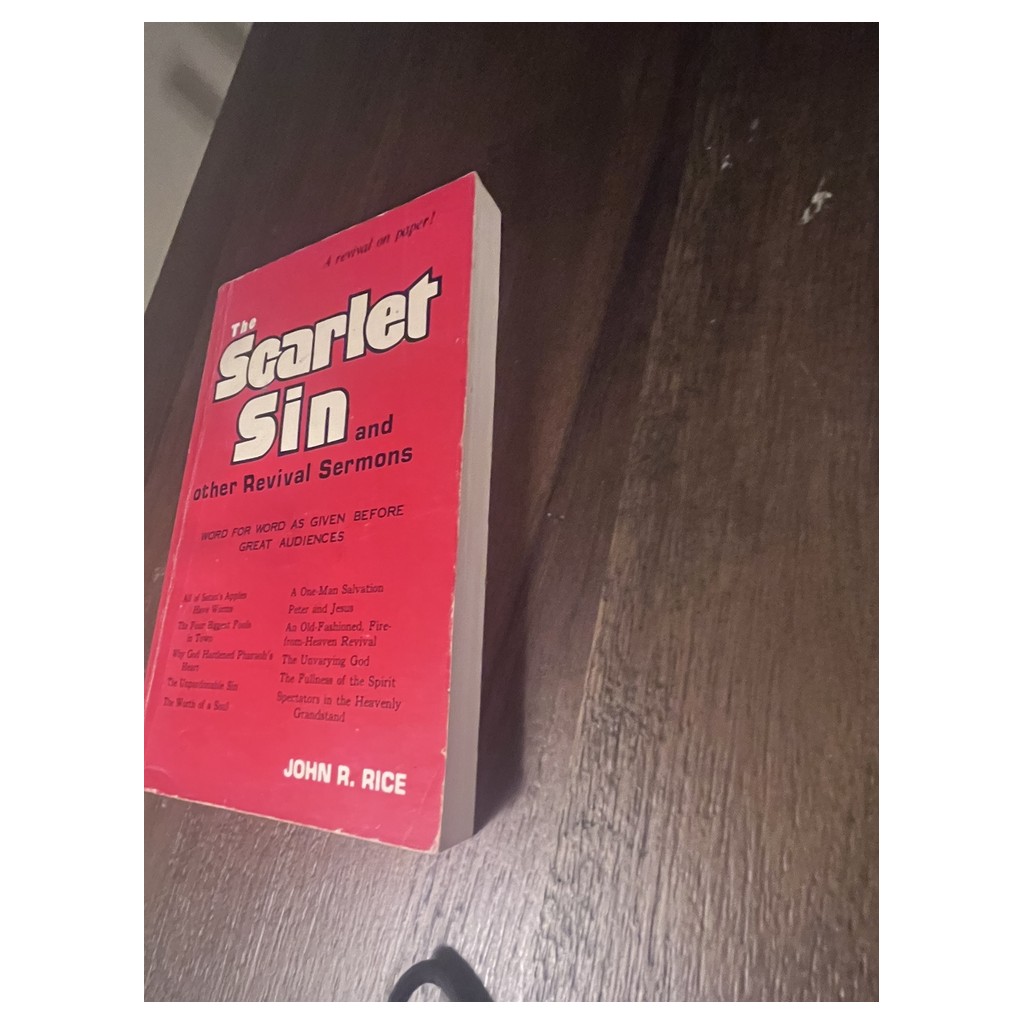 The Scarlet Sin and Other Revival Sermons