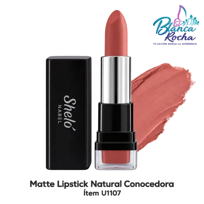 Matte Lipstick Natural Conocedora — U1107