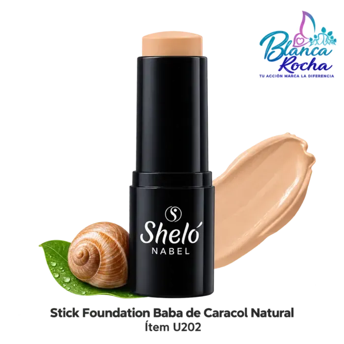 Stick Foundation Baba de Caracol Natural — U202