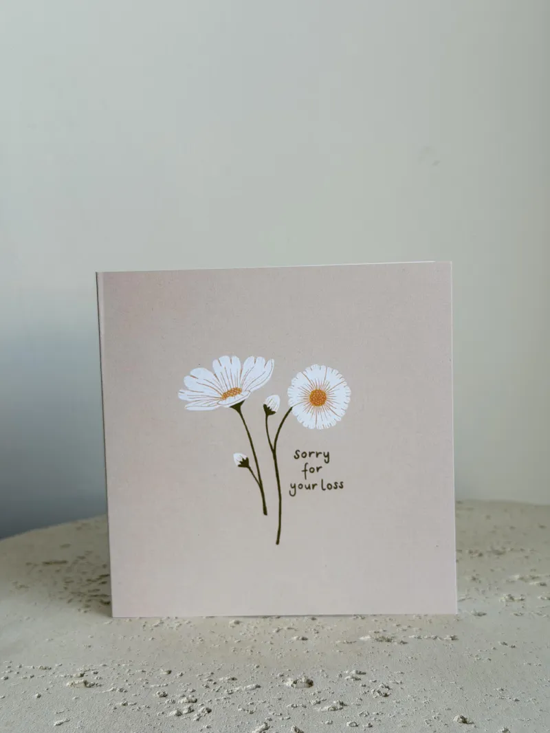 Sorry for your loss Card