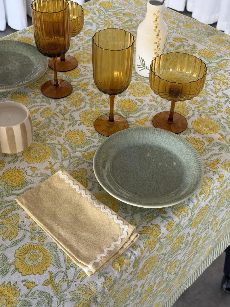 Orla Napkin Set Butter Yellow