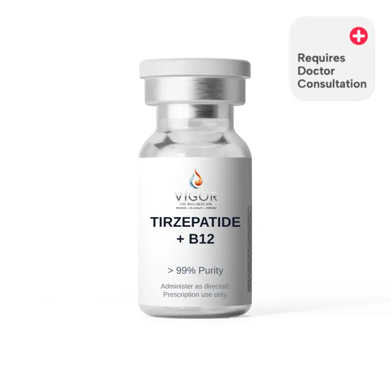Tirzepatide + B12 (34mg/2mg, 2mL) 17 mg / 1 mg per mL