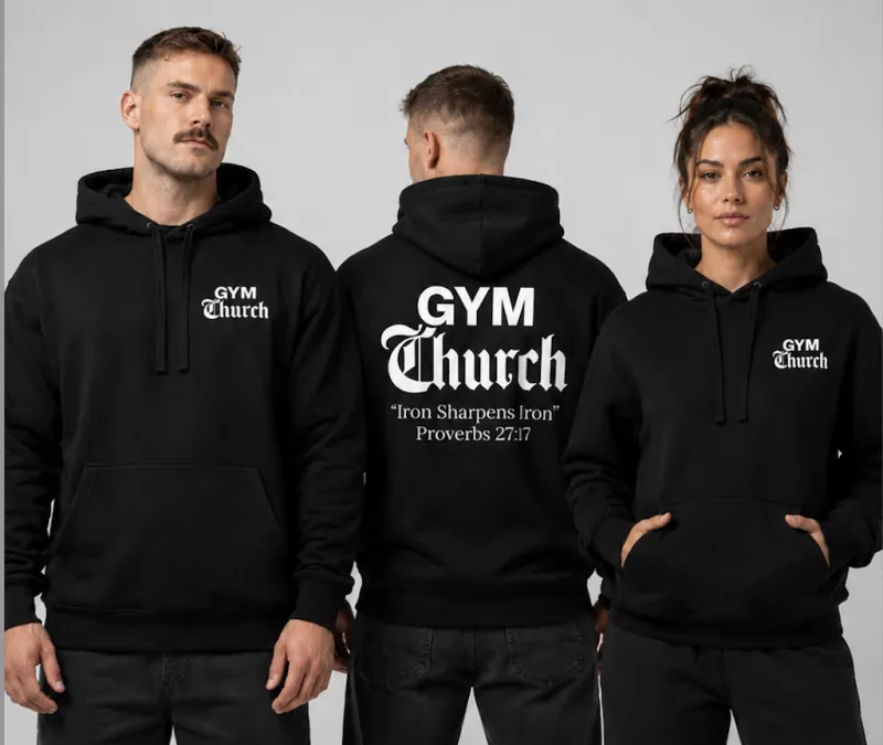 Gym Church Premium Relaxed Hoodie