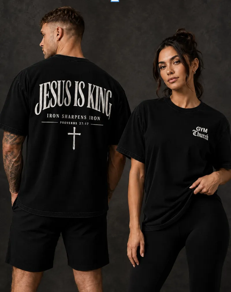 Black Jesus Is King Oversize Tee
