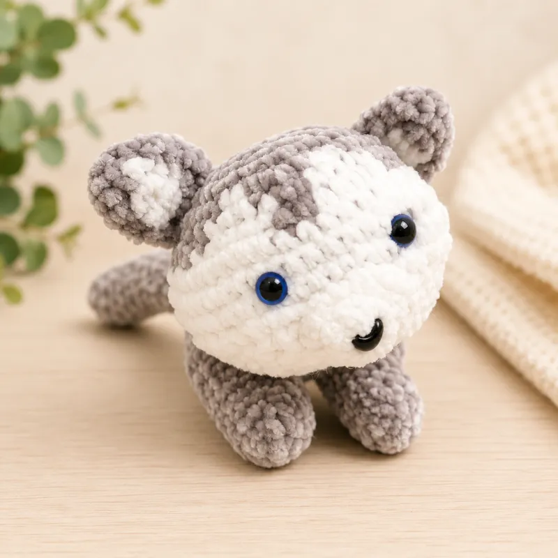 Handmade Crochet Husky