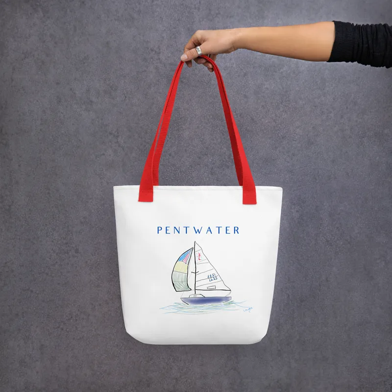 Clear Sailing in Pentwater Tote bag