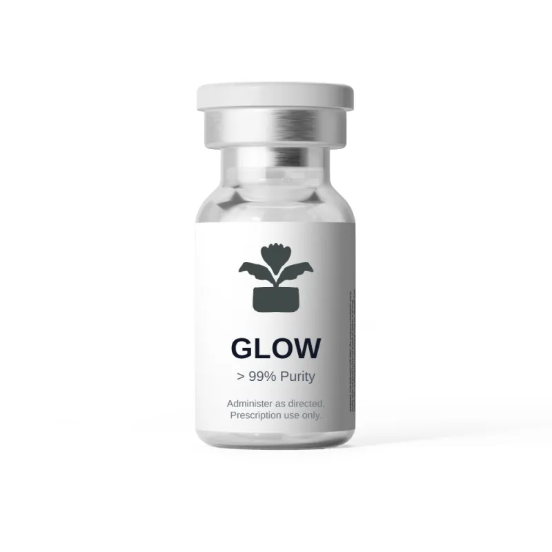 GLOW (BPC-157 / GHK-CU / TB-500)10mg/50mg/10mg/mL (3mL) - Lyophilized