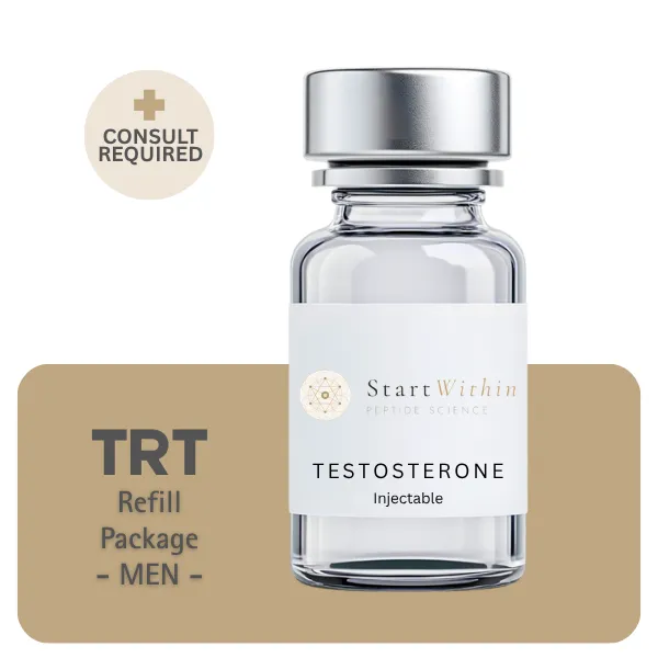 TRT Men's Refill Only Package 60 days (Cypionate 200mg/mL 10mL + Anastrozole 24×1mg)