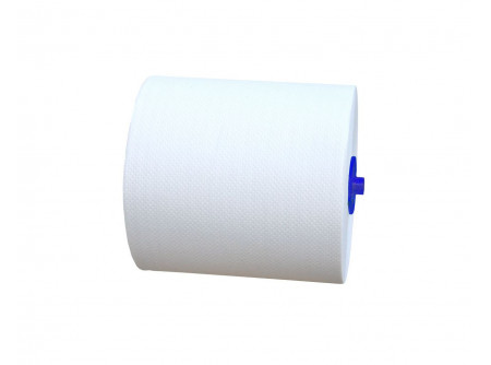 Rolnis kéztörlő maxi, fehér, cellulóz, 2rétegű, 240m, 6tekercs, automata adagolóba, Ecolabel