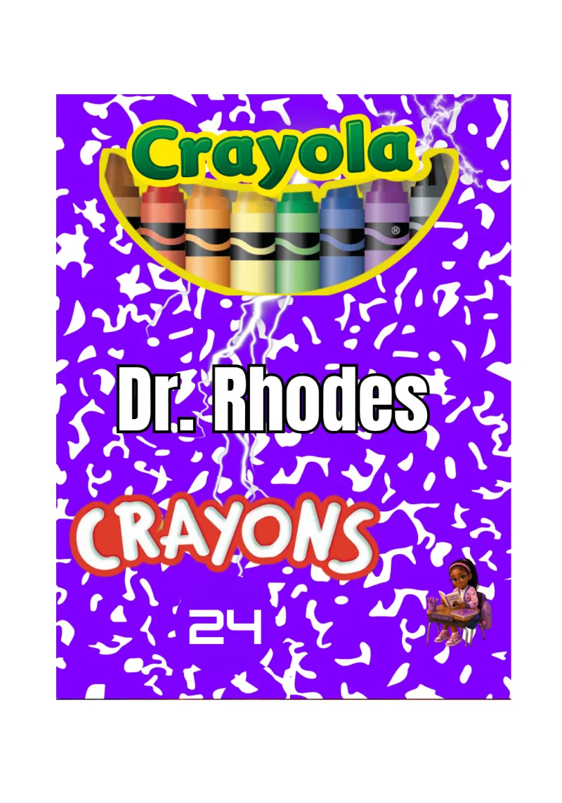 1 box of Crayons (24 count)