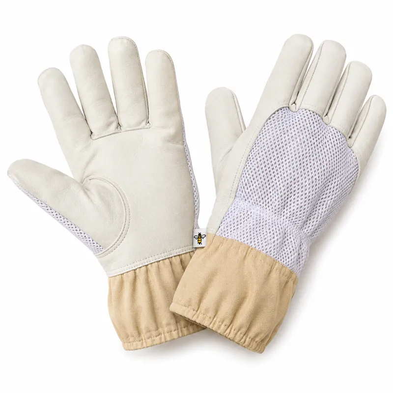 Ventilated Goatskin Beekeeping Gloves (XXS–XXL)