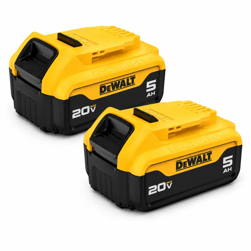 20V MAX 5Ah Lithium-Ion Batteries — 2-Pack