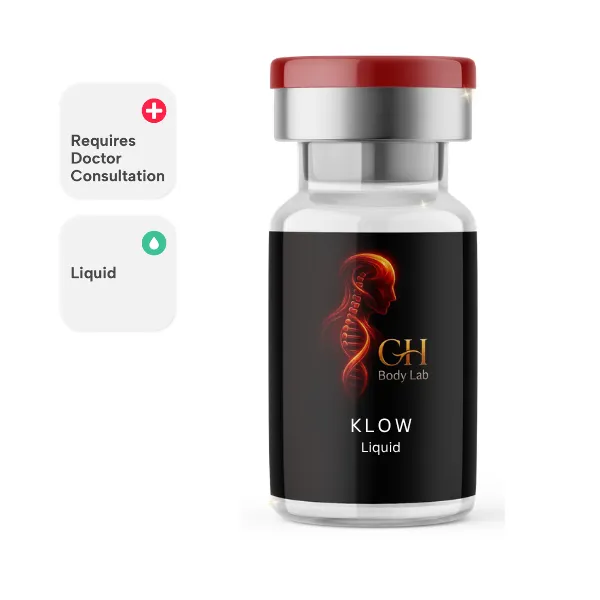 KLOW (BPC-157 / GHK-Cu / KPV / TB-500) 15/50/15/15mg (5mL) (Liquid)