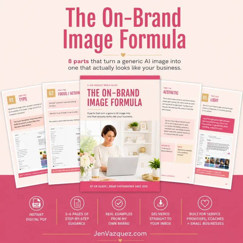 The On-Brand Image Formula by Jen Vazquez