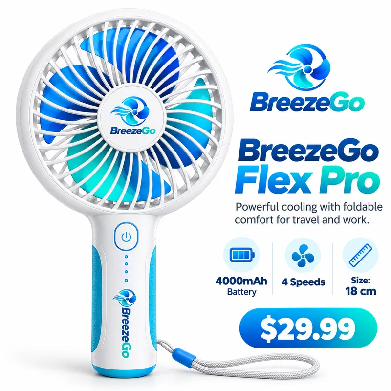 BreezeGo Flex Pro Portable Fan