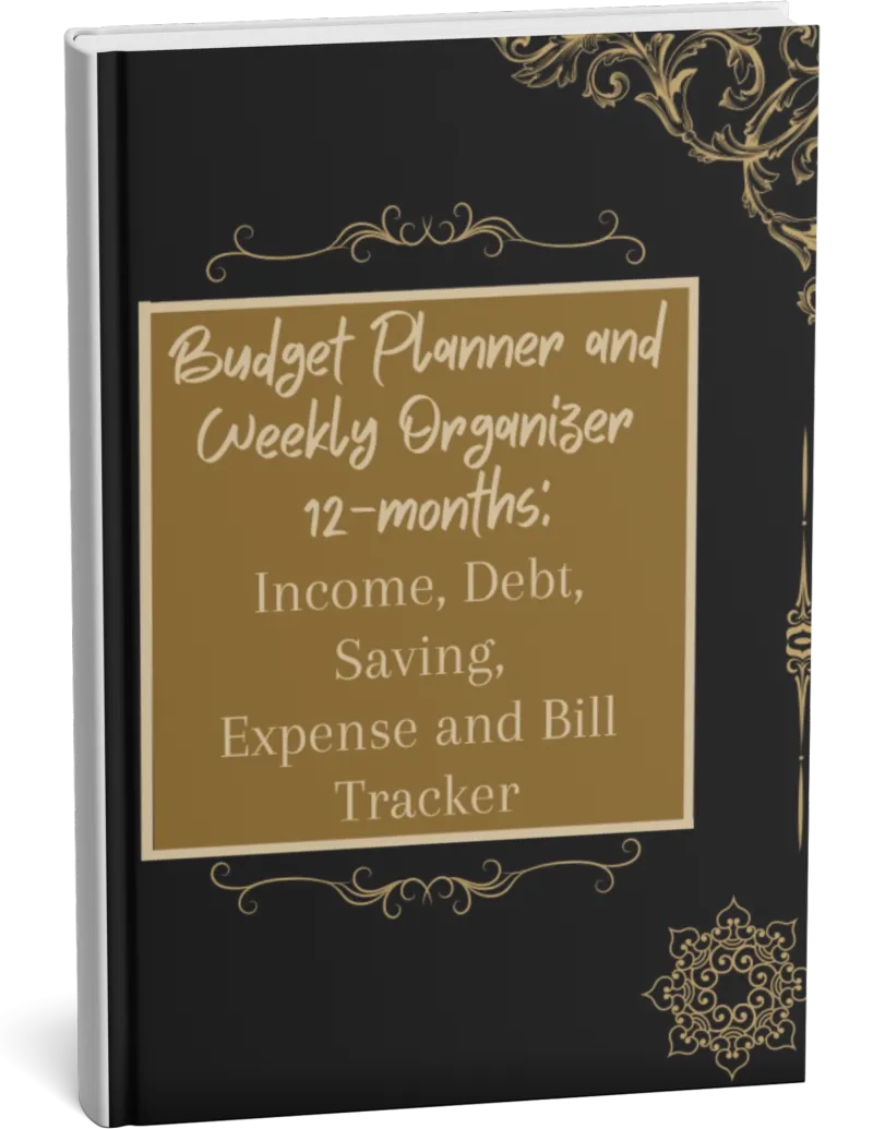 Budget Planner and Weekly Organizer 12-months