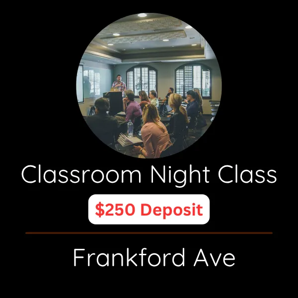 Classroom Class Night Class - Deposit