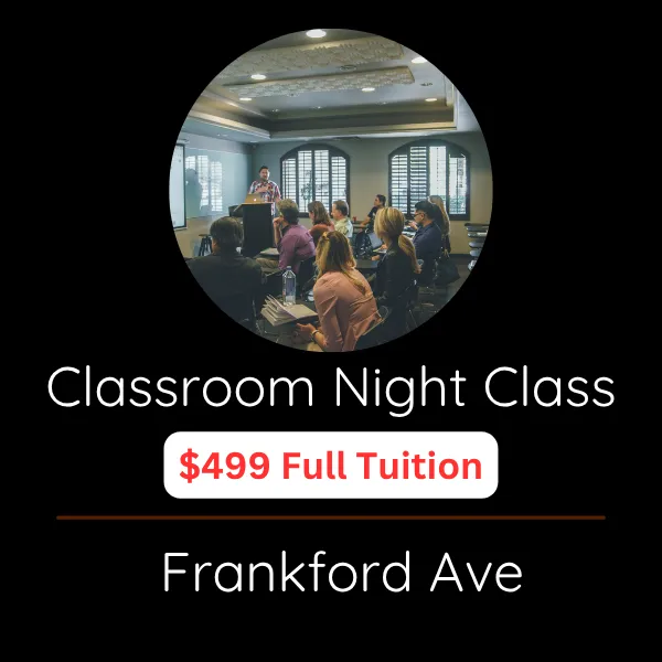 Classroom Class Night Class - Full Tuition