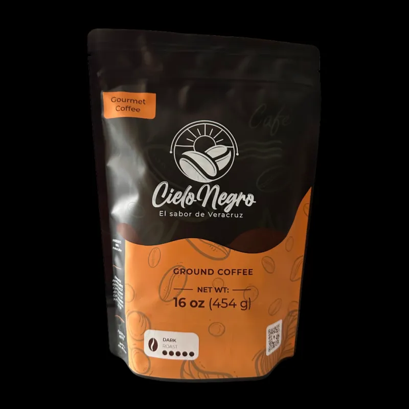 Dark Roast (16 oz) Cielo Negro Coffee — Premium 100% Arabica
