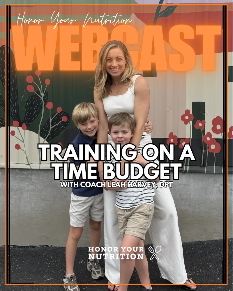 Training On A Time Budget Webinar