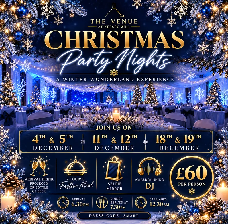 Christmas Party 12th December 2026 Deposit Payment. 