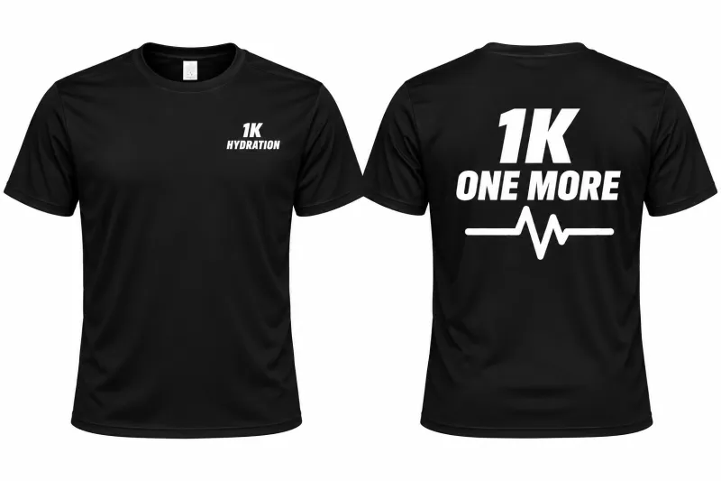 1K-Hydration Performance Tee - Black