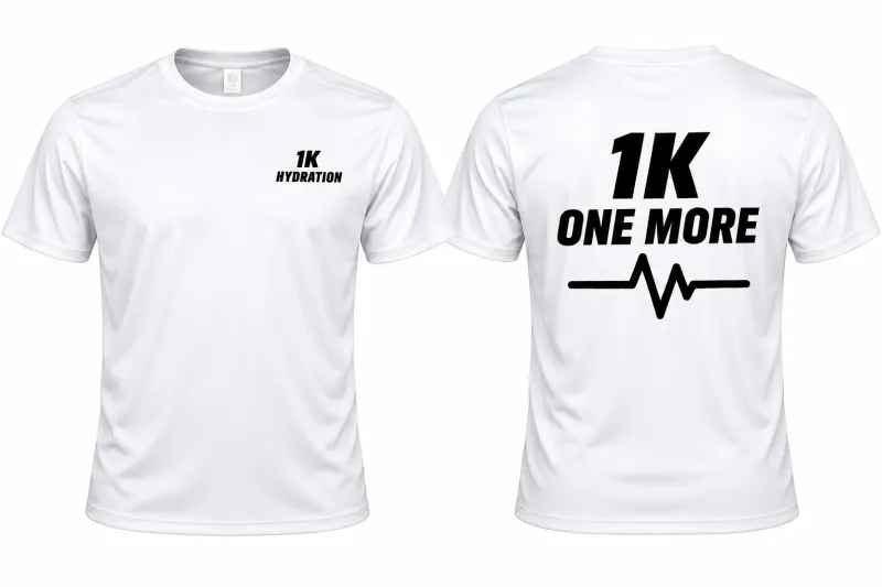 1K-Hydration Performance Tee - White