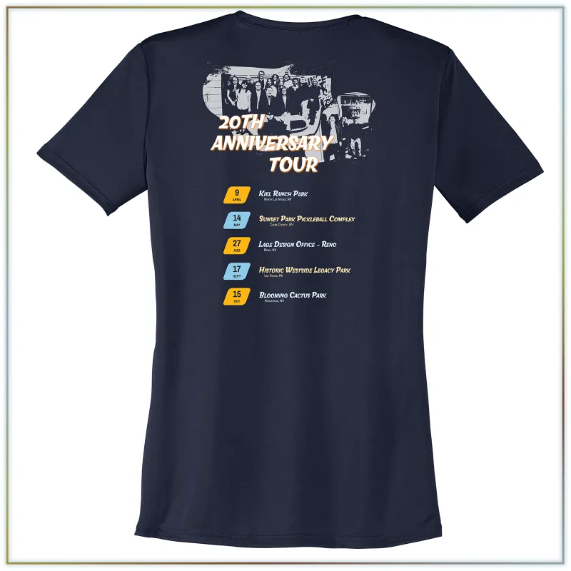 20th Anniversary Port & Co™ Women’s Performance Tee LPC380