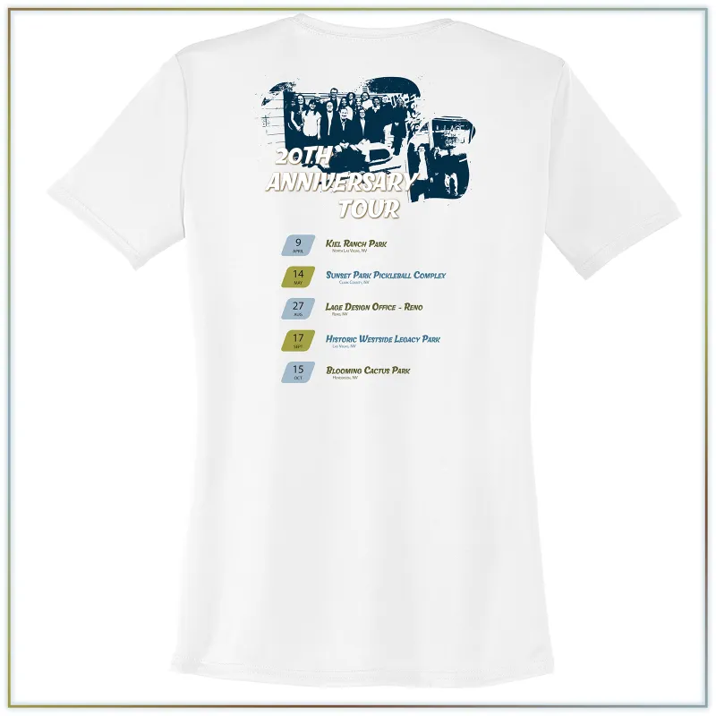 20th Anniversary Port & Co™ Women’s Performance Tee LPC380