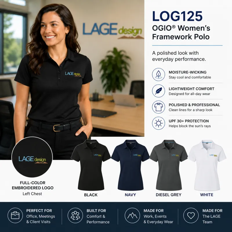 OGIO® Women’s Framework Polo – LOG125 - Lage Company Apparel
