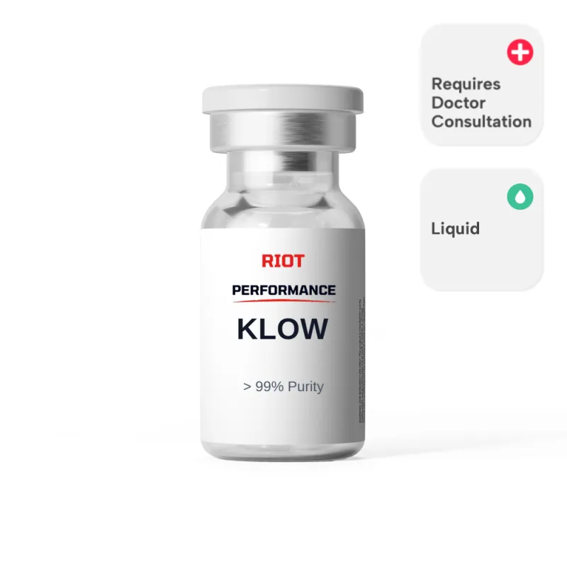 KLOW (BPC-157 / GHK-Cu / KPV / TB-500) 15/50/15/15mg (5mL) (Liquid)