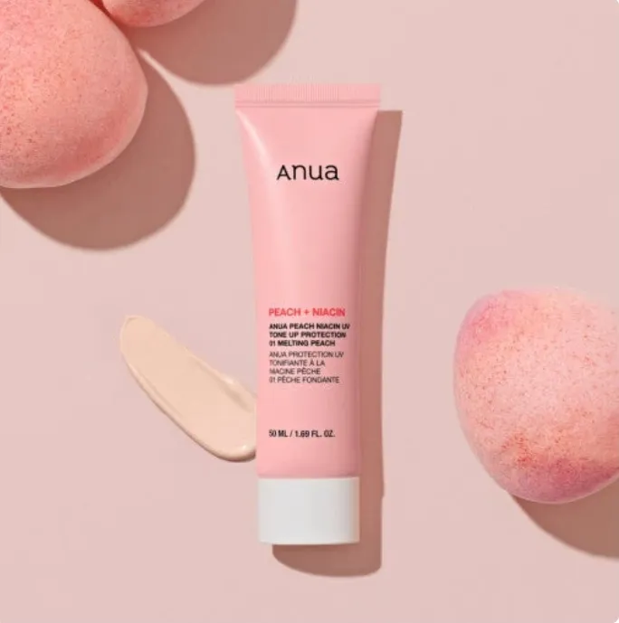 creme solaire ANUA peach+niacin