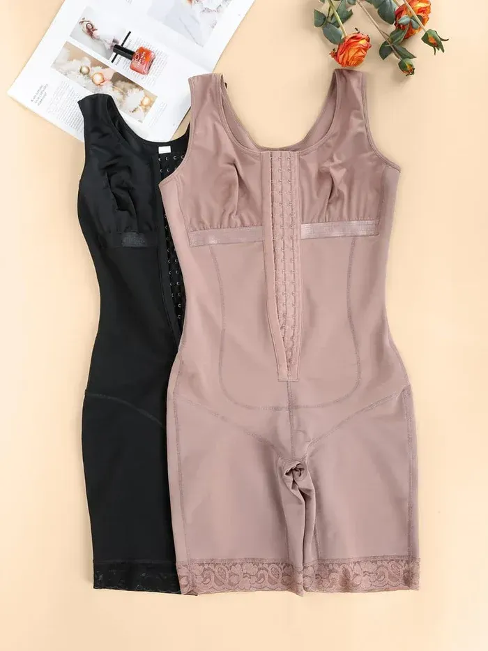 Post-Surgical Tummy Control Body Shaper with Chest Support