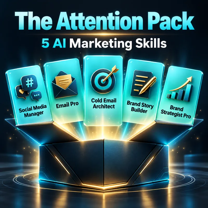 The Attention Pack — 5 AI Marketing Skills