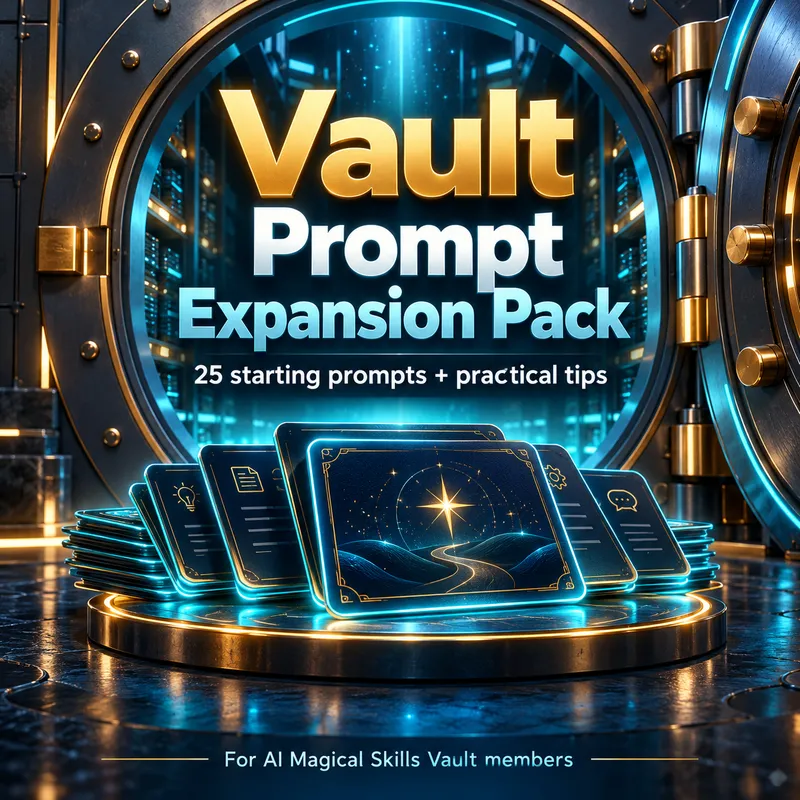 AI Magical Skills Vault — Prompt Expansion Pack