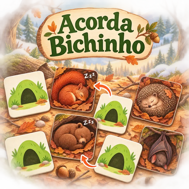 Acorda, Bichinho! 🐻🍂